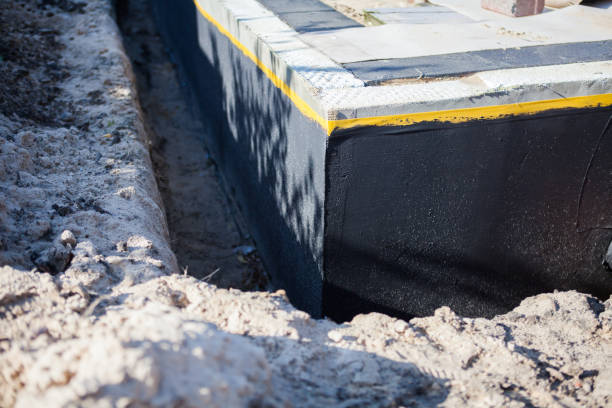 Residential Waterproofing installation at a Sand Creek, MI home by SJ Waterproofing Pros